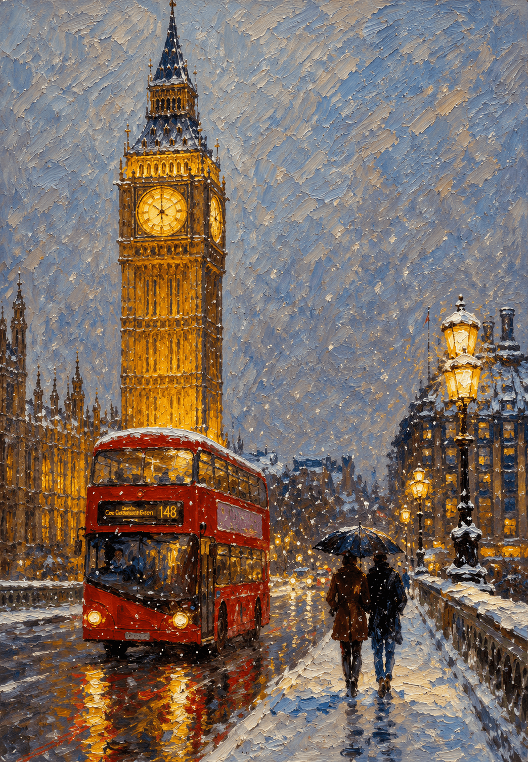 Snowy Big Ben